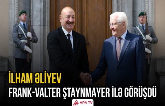 Azərbaycan və Almaniya prezidentlərinin təkbətək görüşü keçirildi
                                                