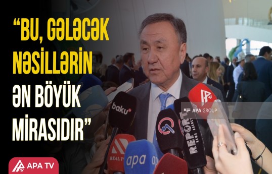 "Birinci Türkoloji Qurultayın 100 illik yubileyi xalqlarımız üçün tarixi əhəmiyyət daşıyır"
                                                