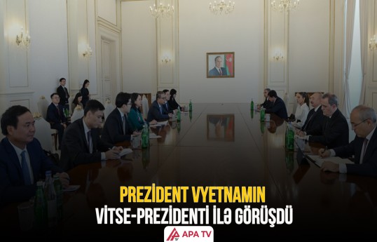 İlham Əliyev və Mehriban Əliyeva Vyetnamın Vitse-prezidenti ilə görüşdülər
                                                
