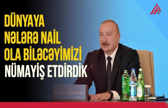 İlham Əliyev: Azərbaycanda heç bir daxili riskimiz yoxdur
                                                