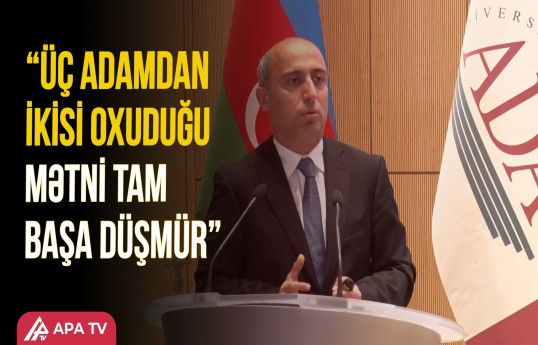 Emin Əmrullayev: “Ən böyük problemimiz oxudur”
                                                