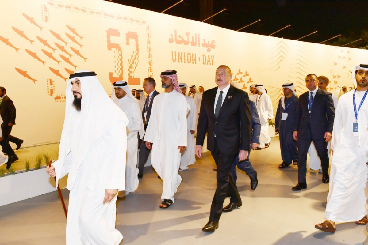 رئیس جمهور آذربایجان در مراسم روز ملی امارات