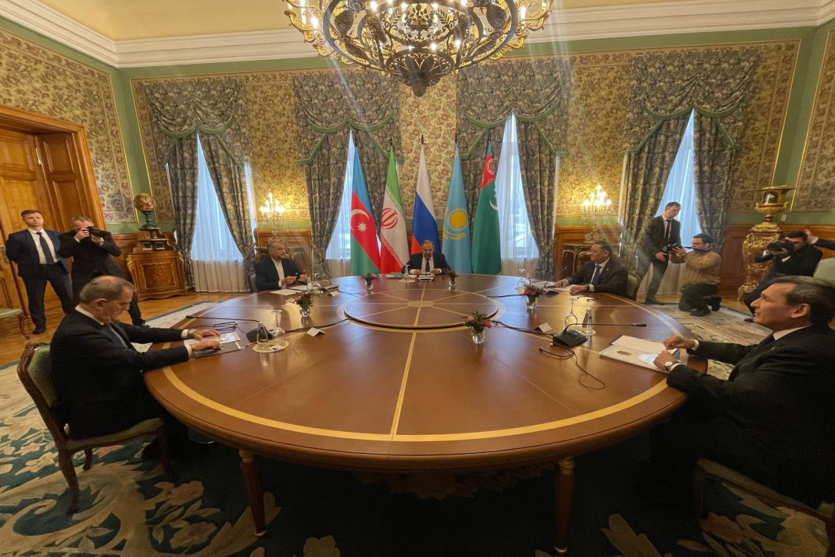 نشست وزرای خارجه کشورهای حاشیه دریای خزر در مسکو در حال برگزاری است