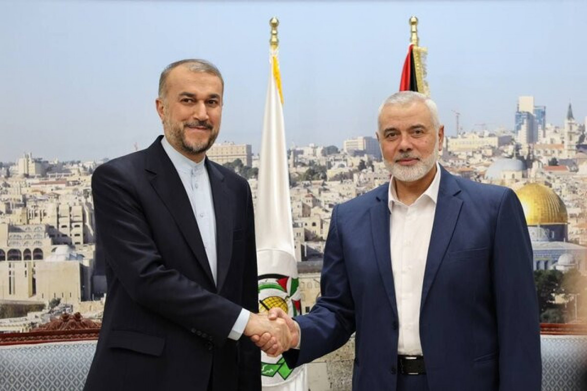 دیدار عبداللهیان با رهبر حماس در قطر