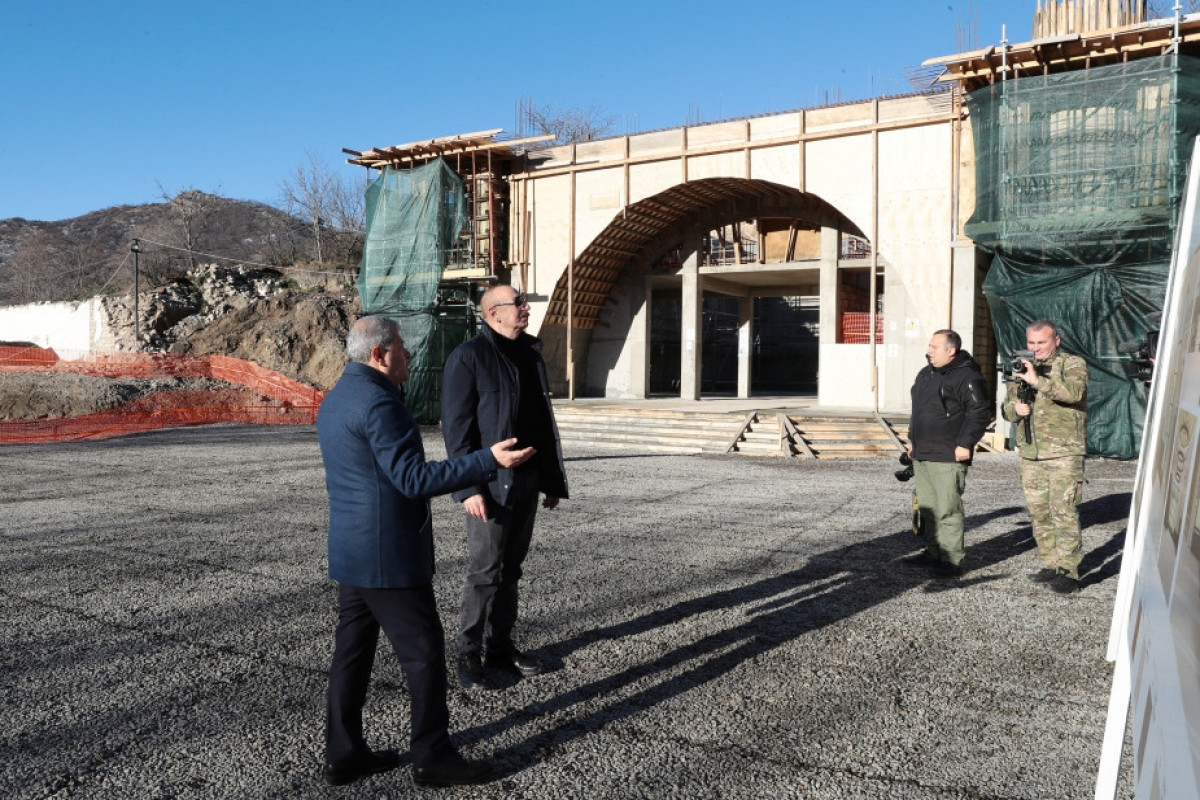 بازدید رئیس جمهور از روند ساخت مسجد روستای داشالتی