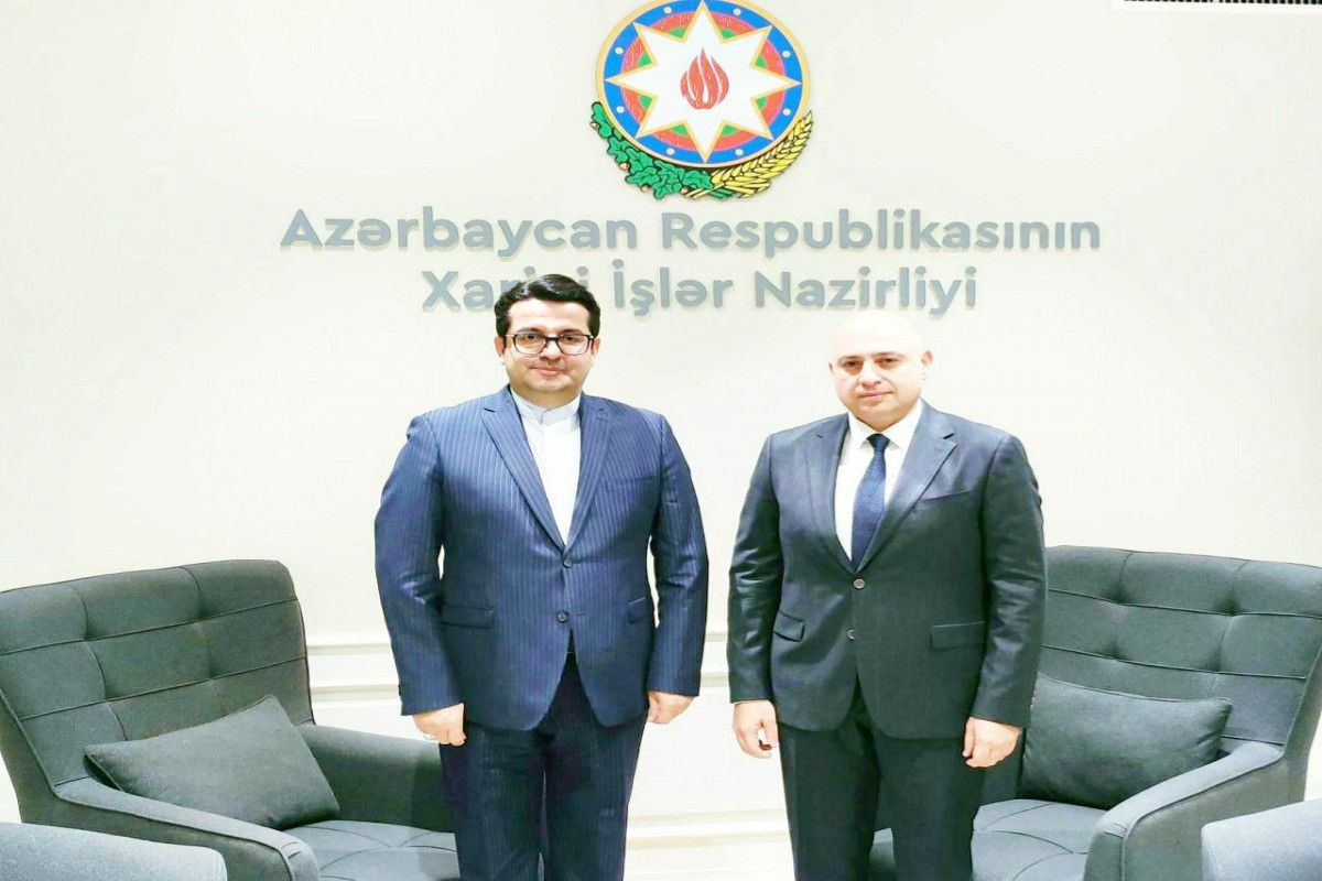 سفیر ایران با معاون وزیر امور خارجه جمهوری آذربایجان دیدار کرد