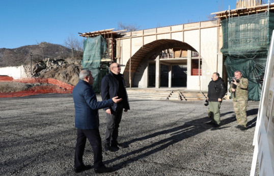 بازدید رئیس جمهور از روند ساخت مسجد روستای داشالتی