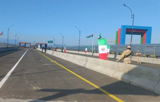 پل جدید ایران و آذربایجان افتتاح شد