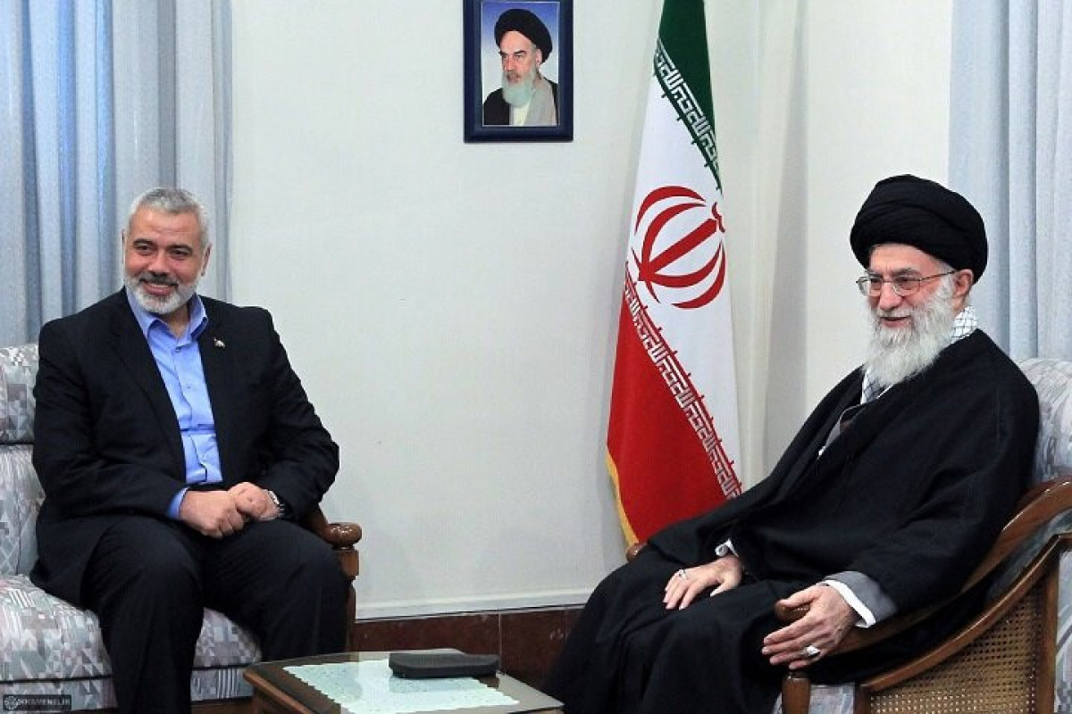 رهبر حماس در تهران با خامنه ای دیدار کرد