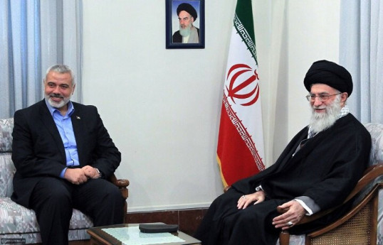 رهبر حماس در تهران با خامنه ای دیدار کرد