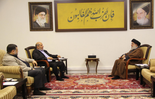 رهبر «حزب الله» از هیئت حماس استقبال کرد