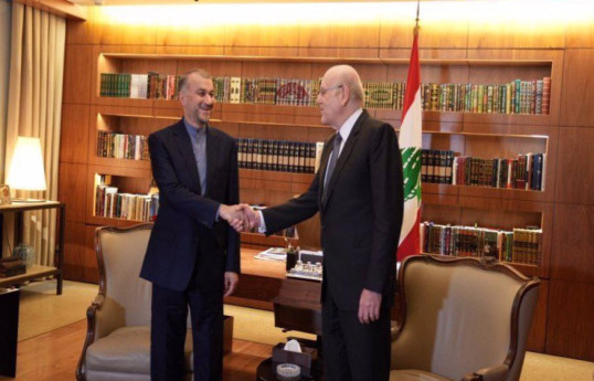 عبداللهیان با نخست وزیر لبنان دیدار کرد