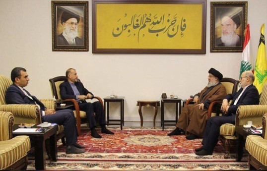 عبداللهیان پس از دیدار با رهبر حزب الله عازم قطر شد
