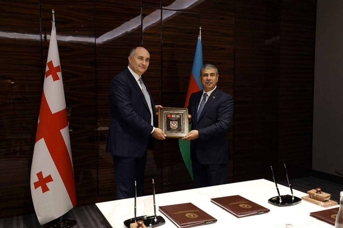 طرح همکاری نظامی بین آذربایجان و گرجستان امضا شد