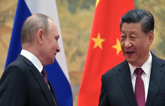 پوتین با رهبر چین درباره اوکراین و خاورمیانه گفتگو کرد