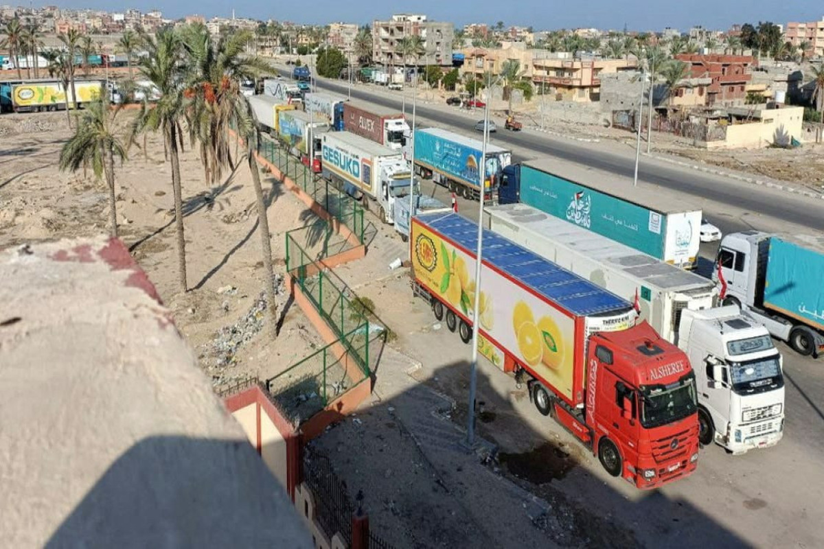 شروع ارسال کمک بشردوستانه از مصر به غزه