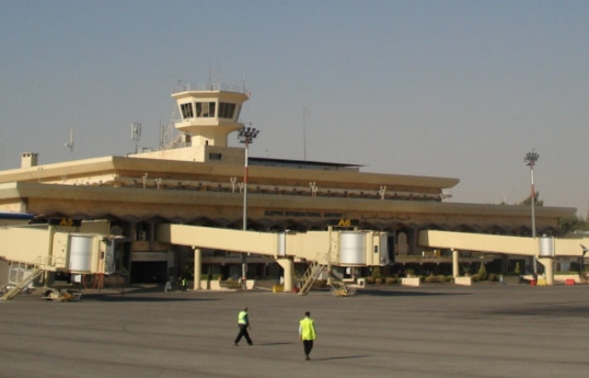 اسرائیل بار دیگر فرودگاه حلب را بمباران کرد