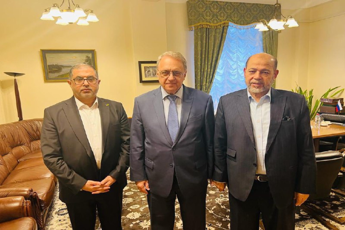 هیئت نماینده حماس با میخائیل بوگدانوف دیدار کرد