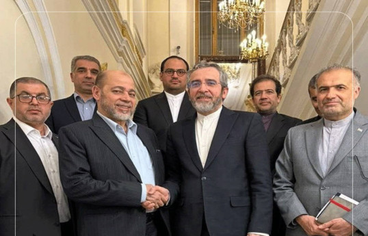 دیدار معاون وزیر امور خارجه ایران با عضو حماس در مسکو