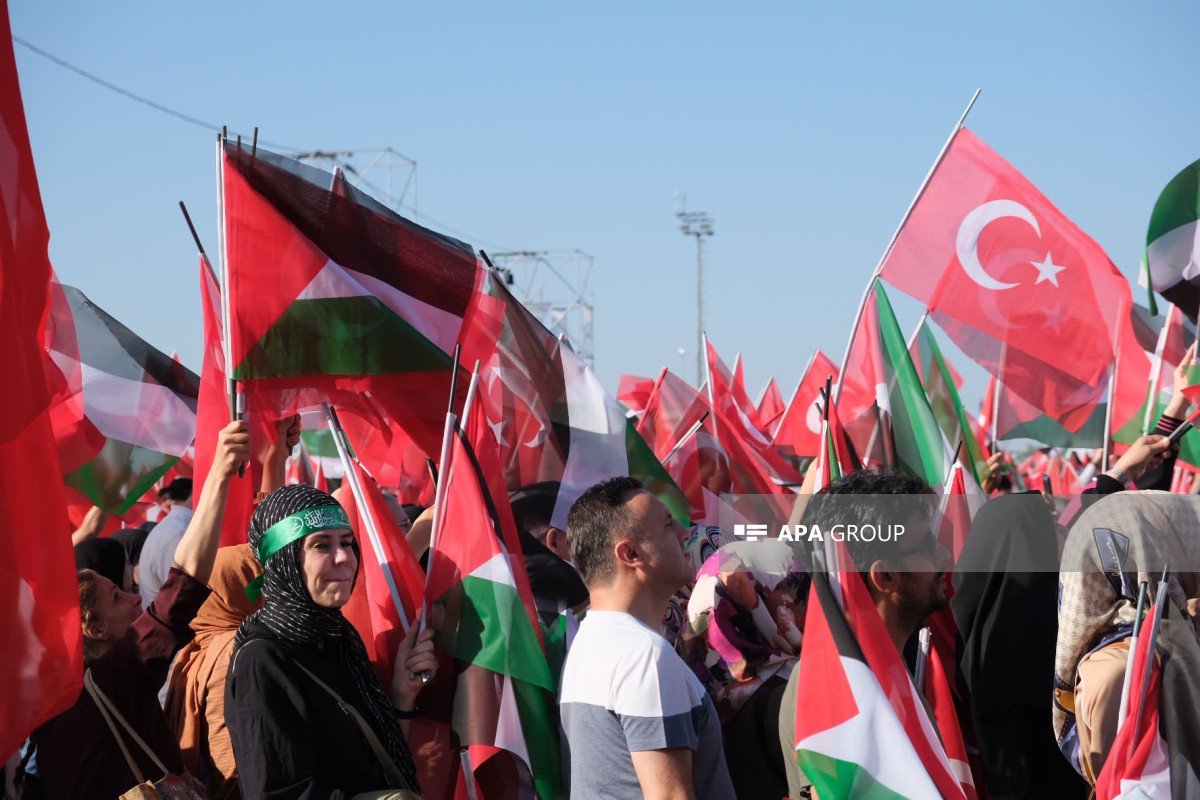 «راهپیمایی بزرگ فلسطین» در استانبول - عکس 
