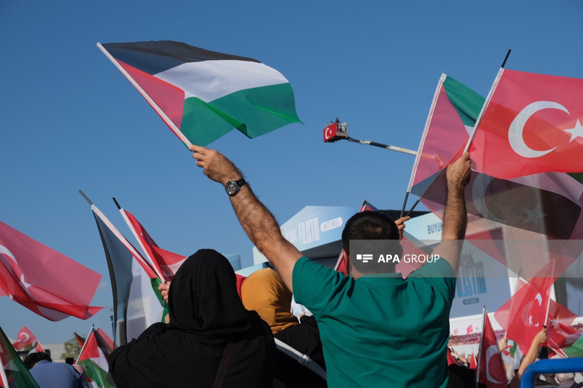 «راهپیمایی بزرگ فلسطین» در استانبول - عکس 