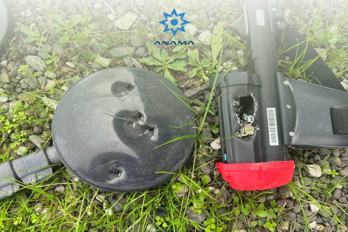 کشف پایگاه مین روبی در خانکندی
