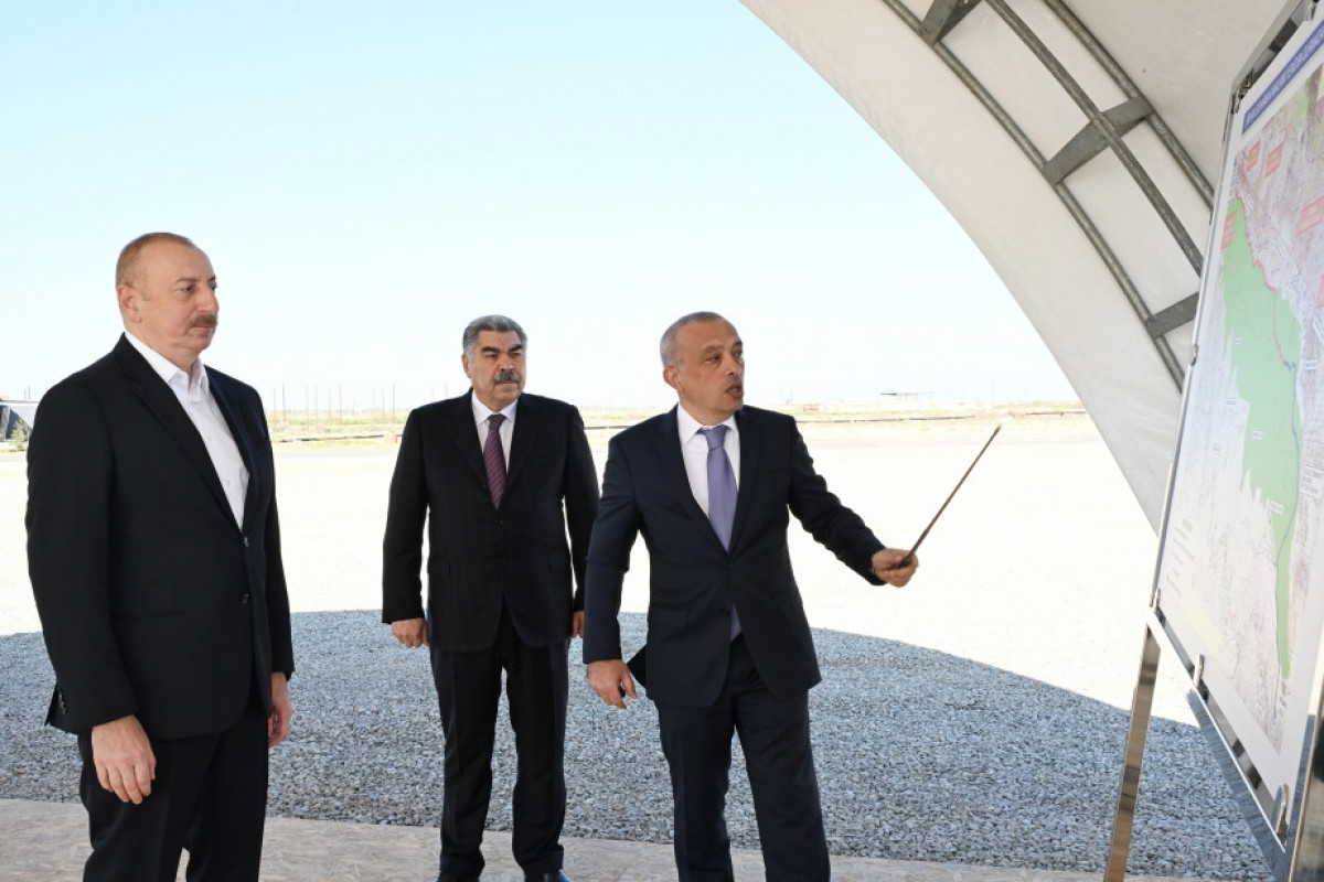 رئیس جمهور کانال آبیاری شیروان را افتتاح کرد