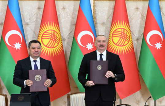 اسناد همکاری بین آذربایجان و قرقیزستان امضا شد