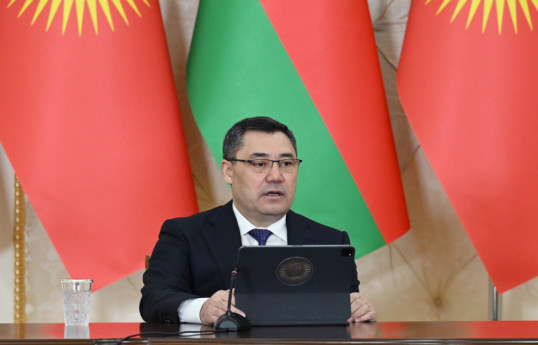 رئیس جمهور صادر جپاروف: بیانیه مشترک ماهیت عمیق تری از روابط استراتژیک بین آذربایجان و قرقیزستان را ایجاد می کند