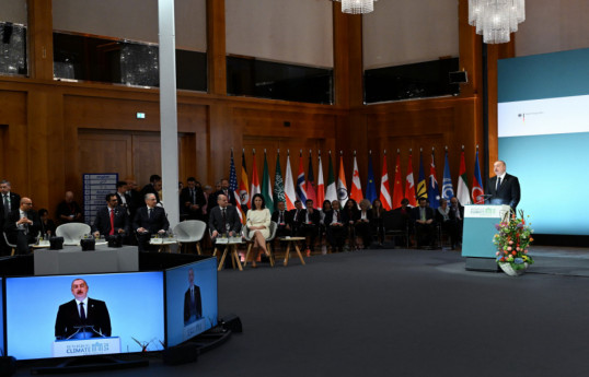 رئیس جمهور الهام علی اف در بخش سطح عالی «پانزدهمین گفتگویاقلیمی پترزبورگ» در برلین شرکت کرد - به روز رسانی 