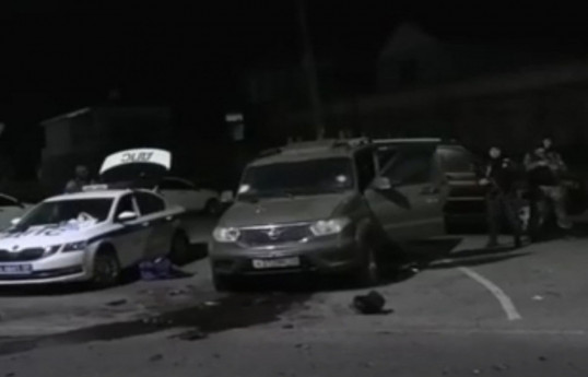 ۷ نفر از جمله ۲ پلیس در حمله به گشت پلیس در روسیه کشته شدند - ویدئو 
