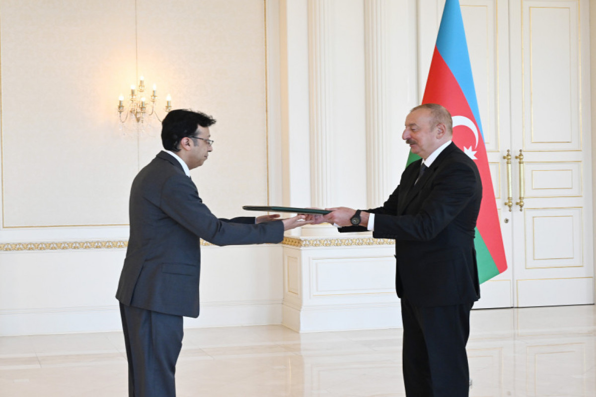 سفیر جدید پاکستان استوارنامه خود را تقدیم رئیس جمهور الهام علی اف کرد