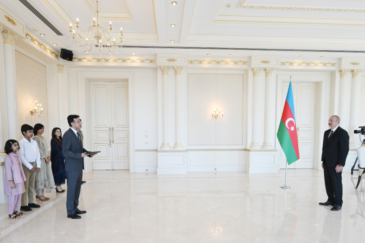 سفیر جدید پاکستان استوارنامه خود را تقدیم رئیس جمهور الهام علی اف کرد