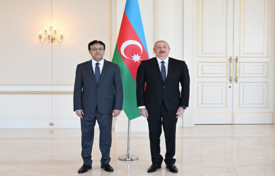 سفیر جدید پاکستان استوارنامه خود را تقدیم رئیس جمهور الهام علی اف کرد