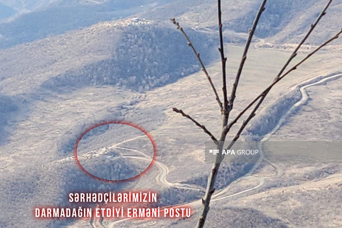 پست منهدم شده ارمنستان توسط مرزبانان آذربایجان - عکس  - فیلم 