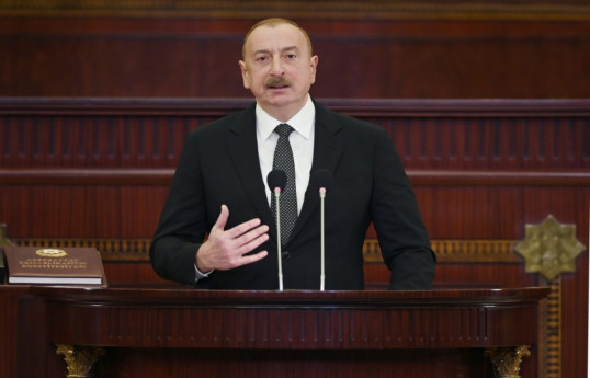 رئیس جمهور: سرچشمه همه دستاوردهای به دست آمده مردم آذربایجان هستند
