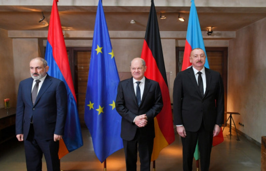 نشست مشترک سران جمهوری آذربایجان، آلمان و ارمنستان در مونیخ