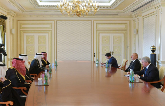 رئیس جمهور الهام علی اف، وزیر حج و عمره عربستان سعودی را پذیرفت