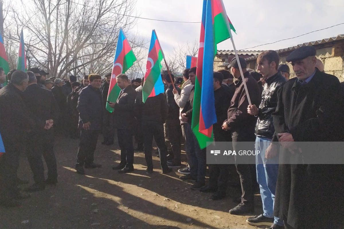 مراسم وداع با سربازان جانباخته حادثه لاچین برگزار شد - عکس 