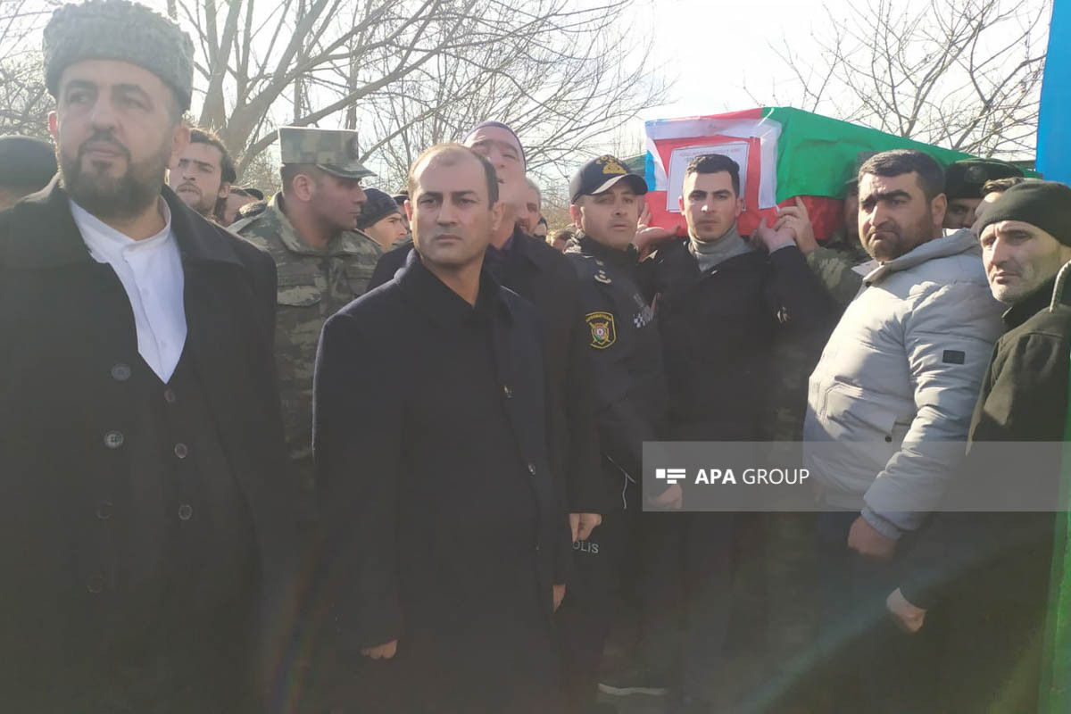 مراسم وداع با سربازان جانباخته حادثه لاچین برگزار شد - عکس 
