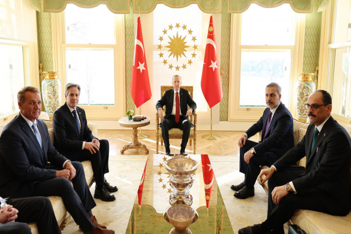 اردوغان از وزیر امور خارجه آمریکا استقبال کرد