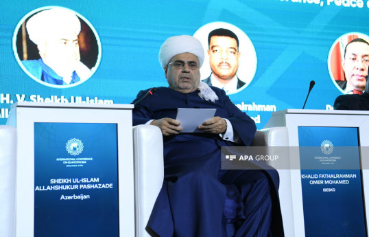الله شوکور پاشازاده: استفاده از اسلام به عنوان یک اقدام تخریب آمیز غیرقابل قبول است