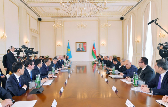 اولین جلسه شورای عالی بین دولتی آذربایجان و قزاقستان برگزار شد - به روز رسانی 