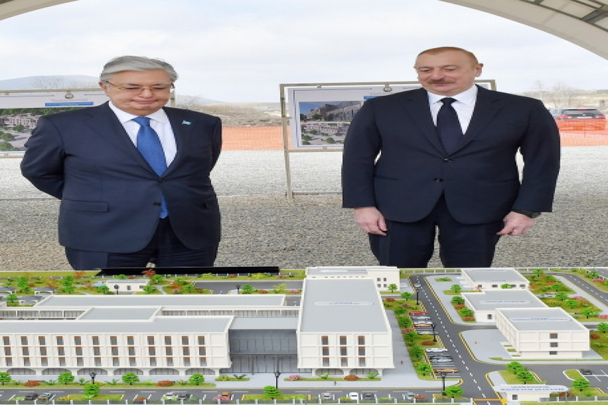 روسای جمهور آذربایجان و قزاقستان با پروژه بیمارستان مرکزی فضولی آشنا شدند