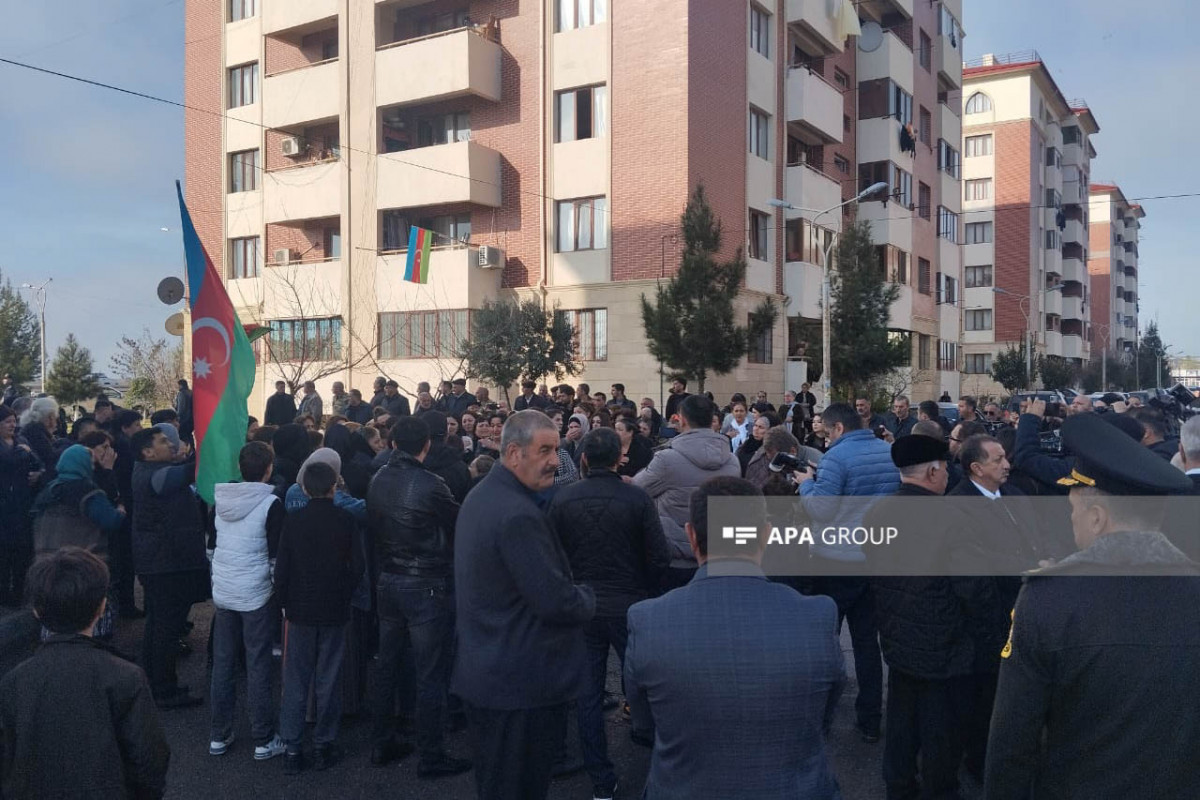 بقایای ۷ قربانی نسل کشی خوجالی به خوجالی آورده شد