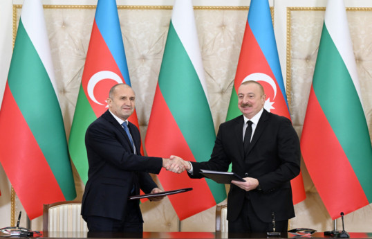 بیانیه مشترک تقویت مشارکت استراتژیک بین آذربایجان و بلغارستان امضا شد