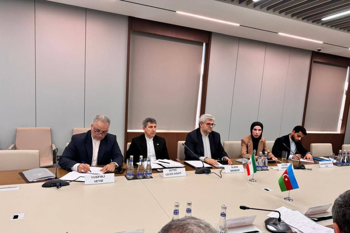 دیدار سامیر شریف اف با علیرضا محمودی رئیس کنسولگری وزارت امور خارجه ایران - عکس 