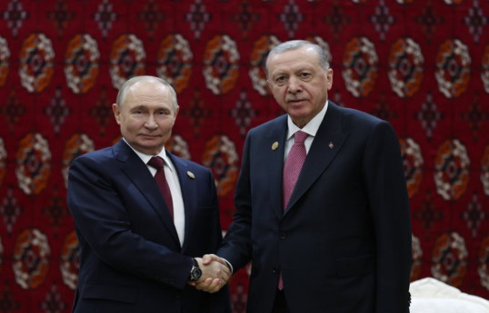 گفتگو اردوغان و پوتین درباره روند صلح در قفقاز جنوبی