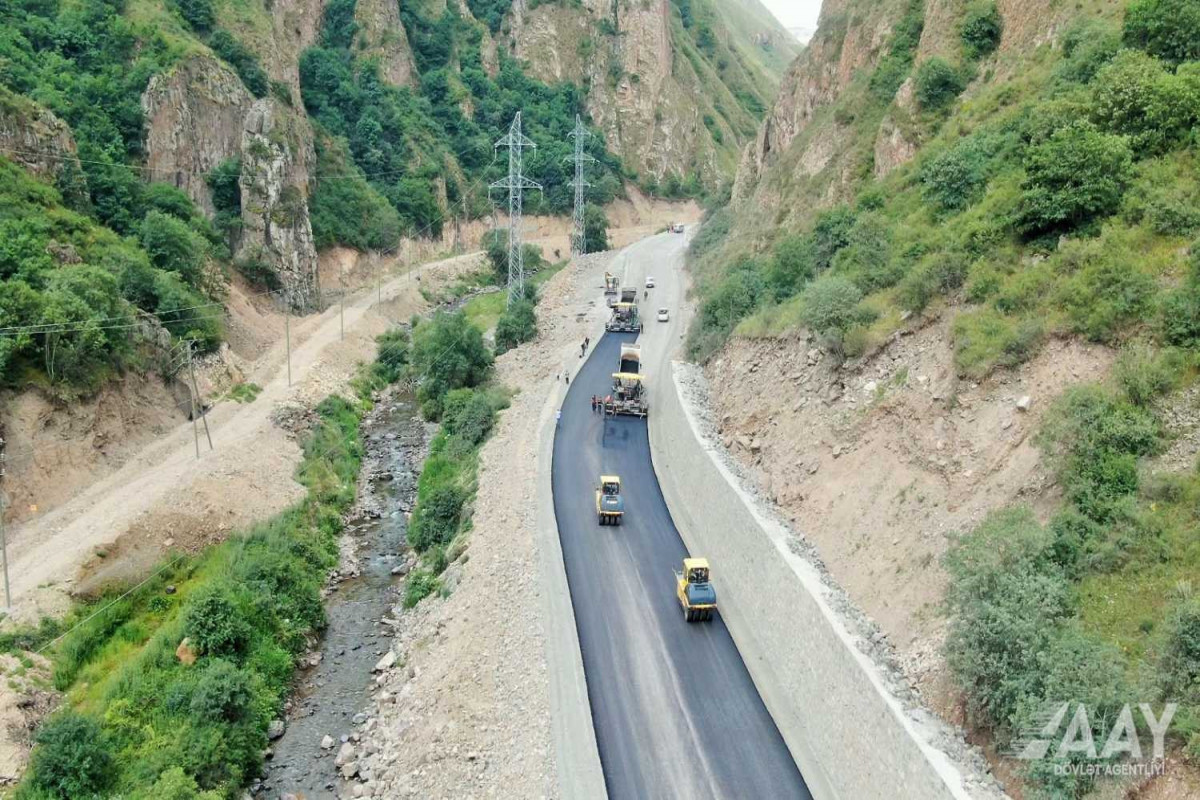 پیشرفت ۸۵ درصدی در ساخت بزرگراه توغانالی–کلبجر–ایستی‌سو – تصاویر 