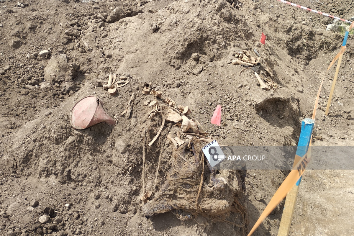 کشف گورهای دسته جمعی در شوشا و خوجالی - عکس 